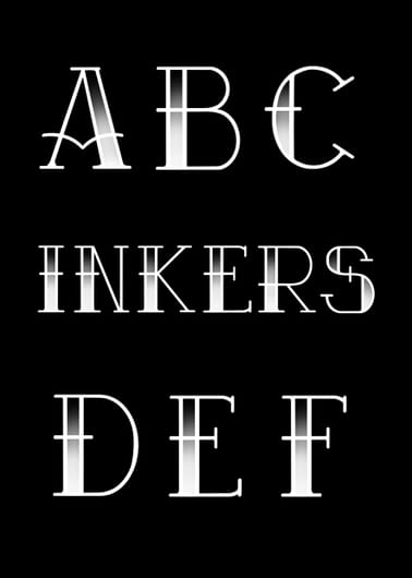 Brush Pack Tat2Font 